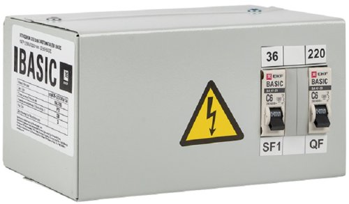 Ящик с понижающим трансформатором ЯТП EKF Basic 220/36В 0,25кВа IP30 картинка